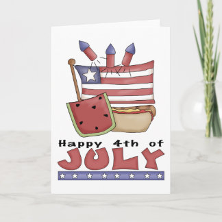 Carte Joyeux 4 juillet