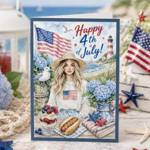 Joyeux 4 juillet Drapeau américain Fête de l'Indép