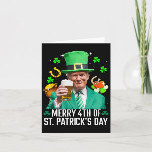 Carte Joyeux 4ème jour de la Saint-Patrick Drôle de Lepr