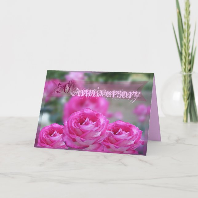 Carte Joyeux 50e Anniversaire (Devant)