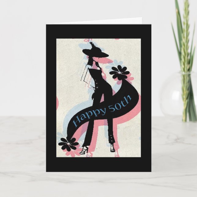 Carte Joyeux 50e anniversaire (Devant)