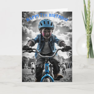 Carte Joyeux 7e anniversaire