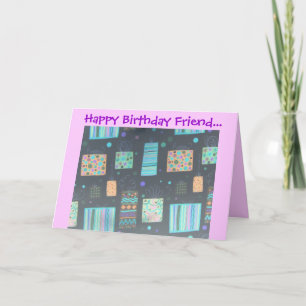 Carte Joyeux Ami d'Anniversaire...