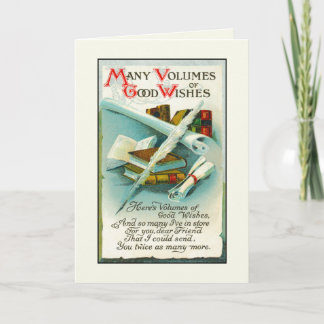 Carte Joyeux Amoureux du livre d'anniversaire, Volumes d