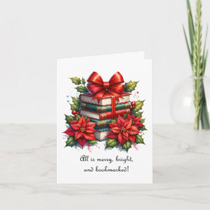 Carte Joyeux amoureux du livre de Noël