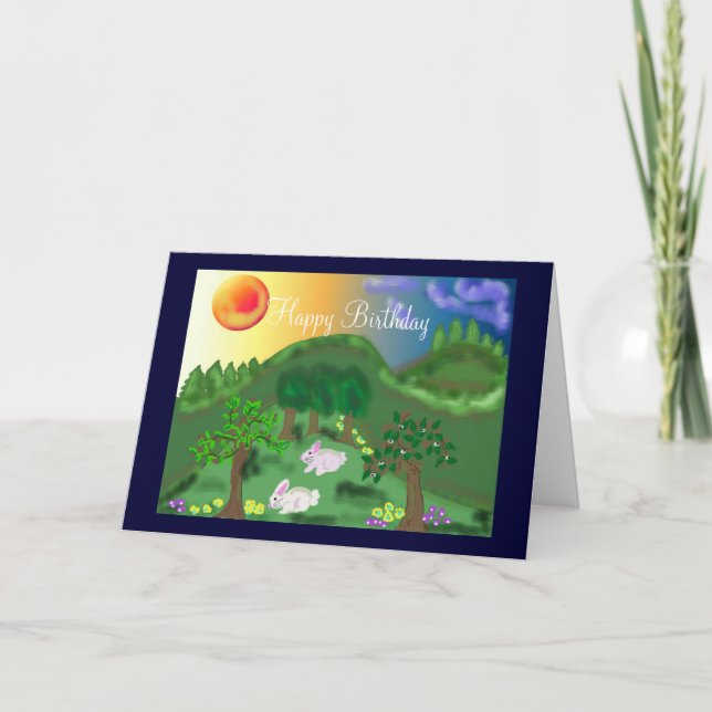 Carte Joyeux anniversaire (Devant)