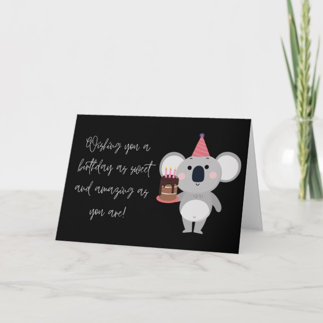 Carte Joyeux anniversaire (Devant)