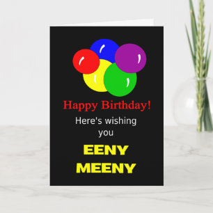 Carte joyeux anniversaire