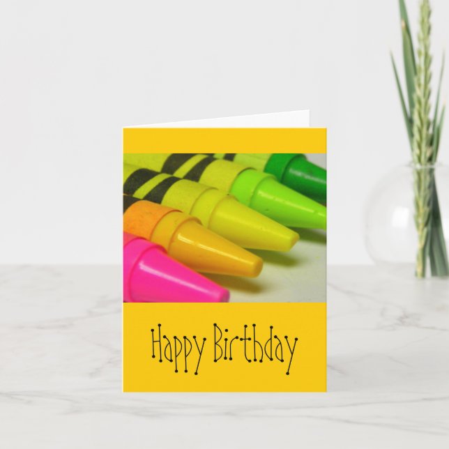 Carte Joyeux anniversaire (Devant)