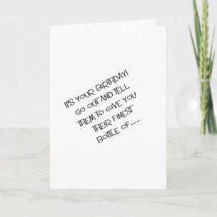 Carte joyeux anniversaire