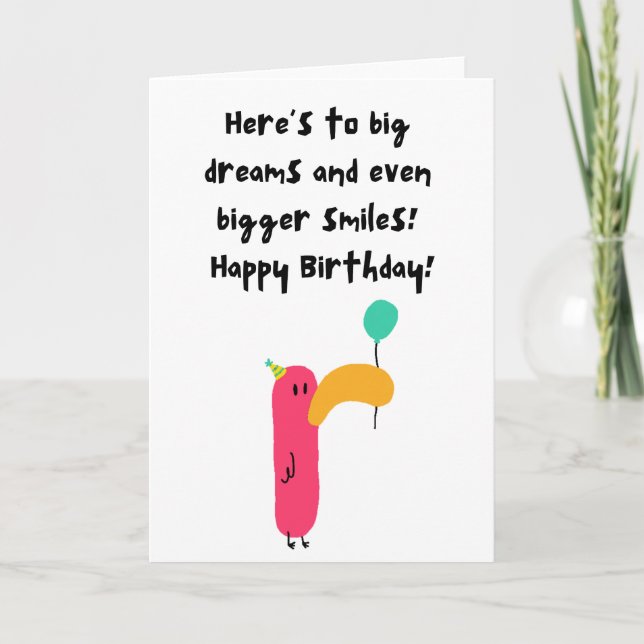 Carte Joyeux anniversaire (Devant)