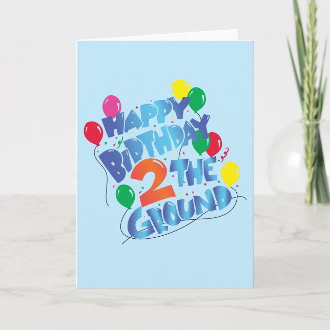 Carte Joyeux anniversaire (Devant)