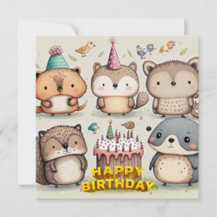 Carte Joyeux anniversaire