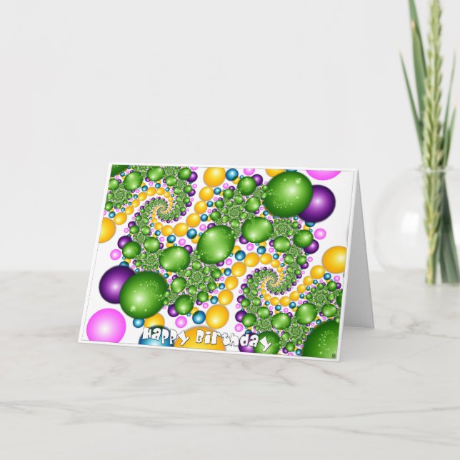 Carte Joyeux anniversaire (Devant)