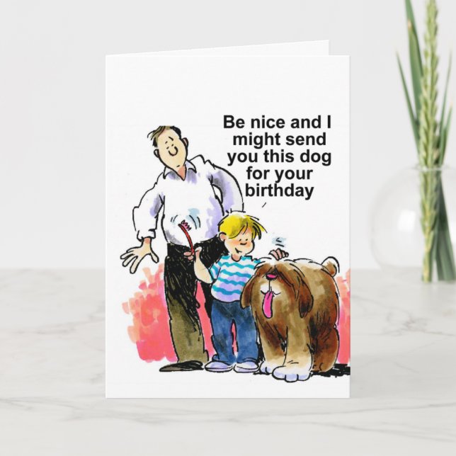 Carte joyeux anniversaire (Devant)