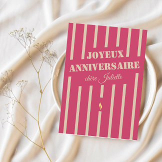 Carte Joyeux anniversaire