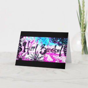 Carte Joyeux anniversaire