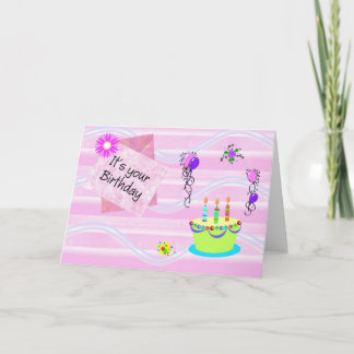 Carte Joyeux anniversaire