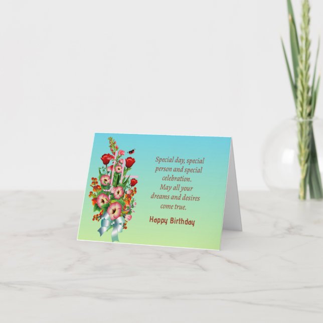 Carte Joyeux anniversaire (Devant)