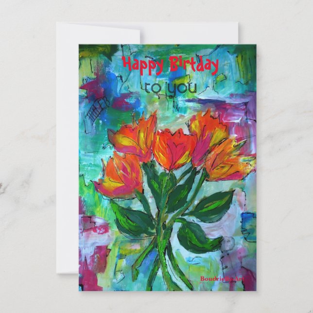 Carte Joyeux anniversaire (Devant)