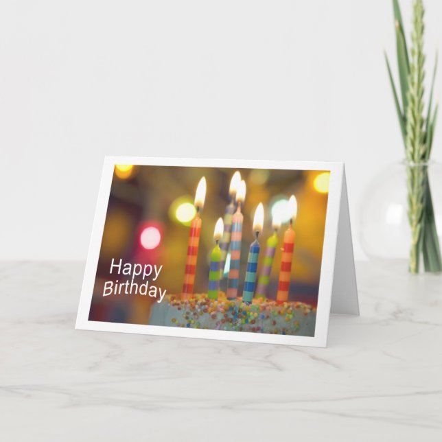 Carte Joyeux anniversaire (Devant)