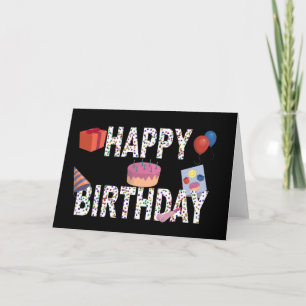 Carte Joyeux anniversaire