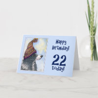 Joyeux anniversaire, 22 aujourd'hui, frontière col