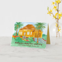 Joyeux Anniversaire À La Maison De Realtor Palm Tr