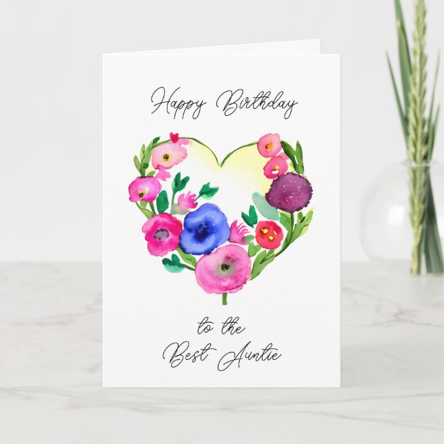 Carte Joyeux anniversaire à la meilleure jeune fille (Devant)