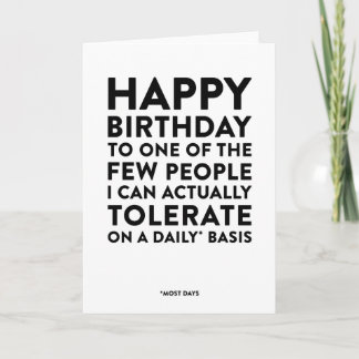 Carte Joyeux anniversaire à l'une des rares personnes qu