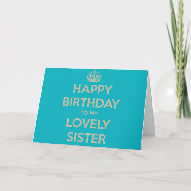 Carte Joyeux anniversaire à ma belle soeur (Devant)