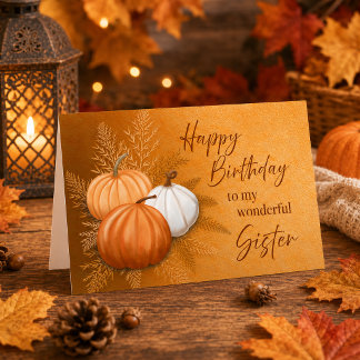 Carte Joyeux anniversaire à ma merveilleuse sœur pour la