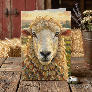 Carte Joyeux Anniversaire à Toi, Brebis ! Jolies Animaux
