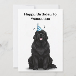 Carte Joyeux Anniversaire À Toiiii Newfoundland