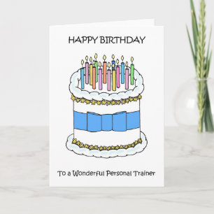 Carte Joyeux anniversaire à un formateur personnel