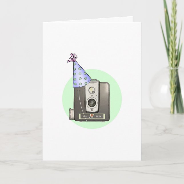 Carte Joyeux anniversaire à un photographe (Devant)