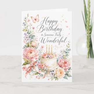 Carte Joyeux Anniversaire à une Personne Vraiment Mervei