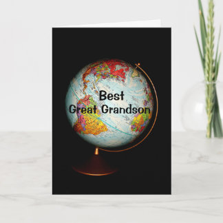 Carte Joyeux Anniversaire Au Meilleur Grand-Fils Sur Ter