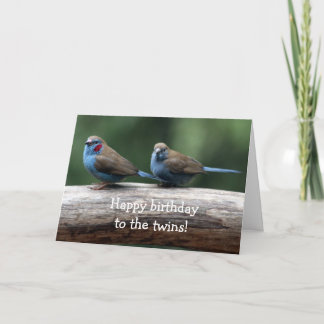 Carte Joyeux anniversaire aux jumeaux !