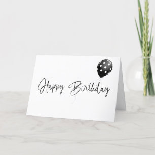 Carte Joyeux anniversaire avec Polka Dot Balloon