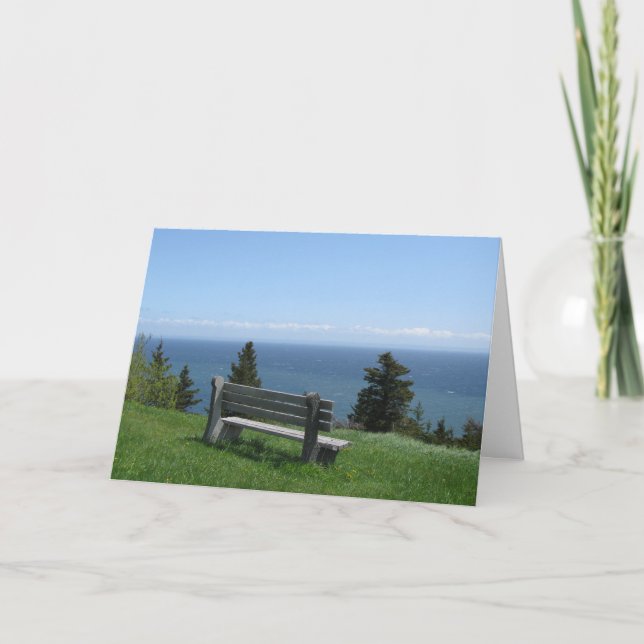 Carte Joyeux Anniversaire-Banc St George (Devant)