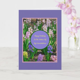 CARTE JOYEUX ANNIVERSAIRE BELLE-FILLE / FLEURS