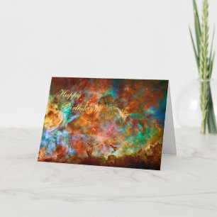 Carte Joyeux anniversaire - Carina Nebula à Argo Navis