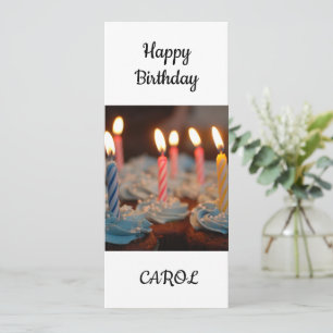 Carte Joyeux Anniversaire Carol