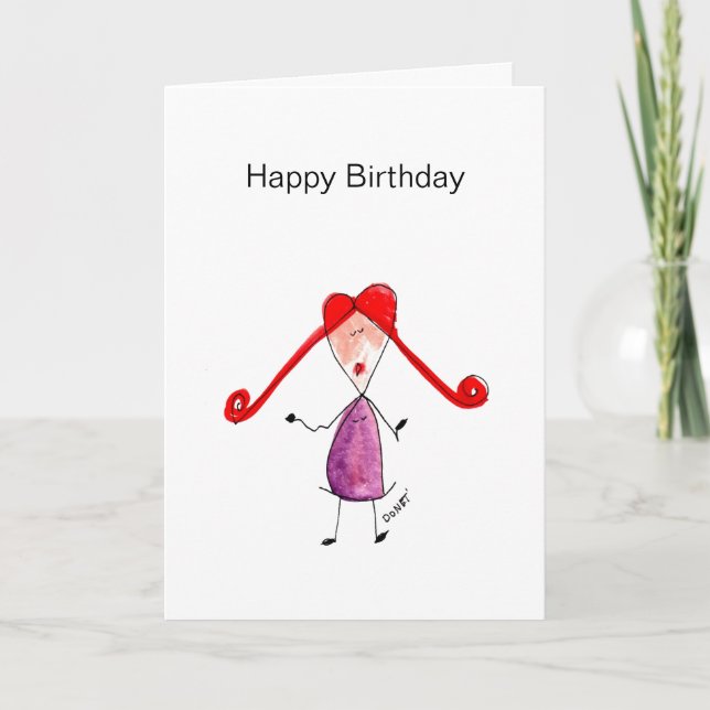 Carte Joyeux anniversaire. C'est tout ce que j'ai. (Devant)