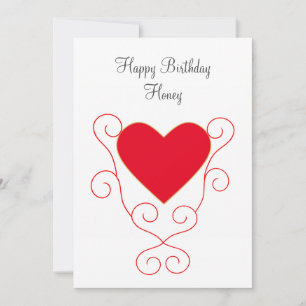 Carte Joyeux Anniversaire Chéri Amour Cœur Anniversaire