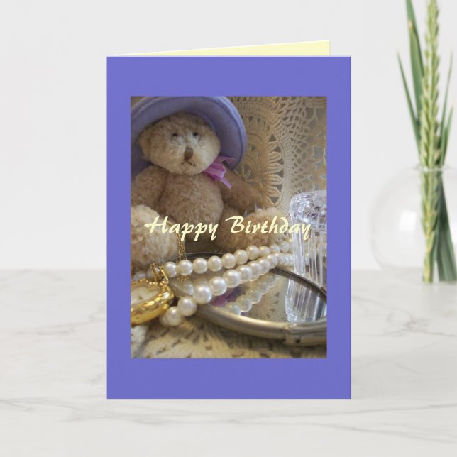 Carte Joyeux Anniversaire Christian Card PBR (Devant)