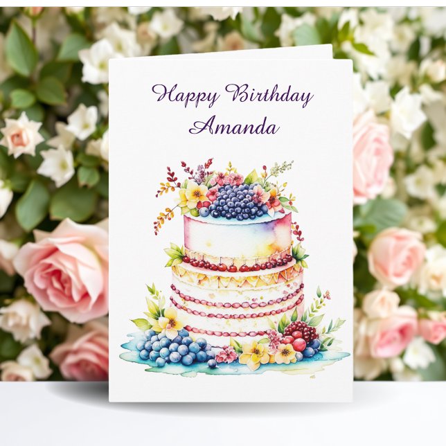 Carte Joyeux anniversaire | Coloriage Pagel Personnalisé (Créateur téléchargé)