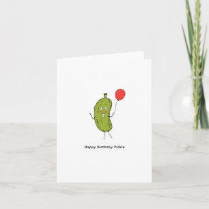 Carte Joyeux Anniversaire Cornichon