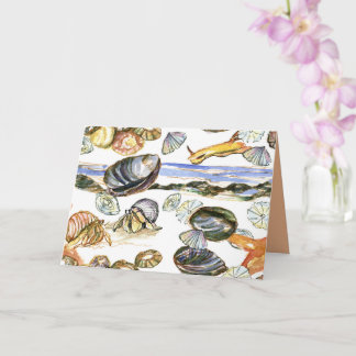 Carte Joyeux Anniversaire Créatures de la Mare de la Mer
